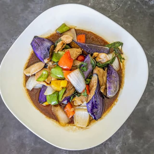 Eggplant Basil.